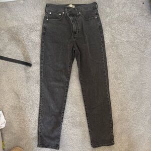 Madewell Women's Black “The Perfect Vintage” straight Leg Jeans 28